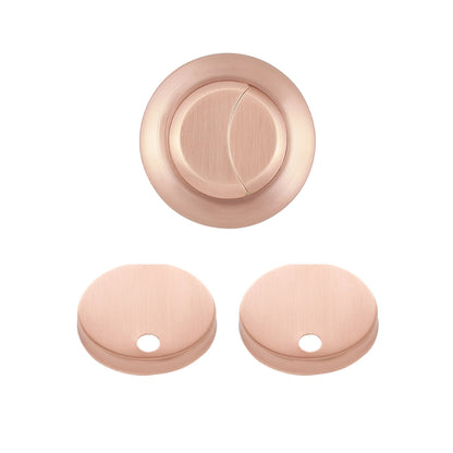 Swiss Madison Round Rose Gold Toilet Push Buttons With QQ Feet For SM-1T256, SM-1T205