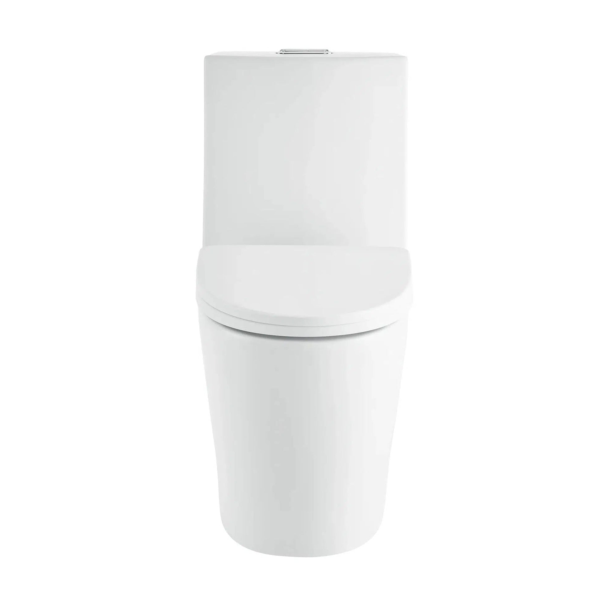 Swiss Madison St. Tropez 15" x 31" Matte White One-Piece Elongated Floor Mounted Toilet With 1.1/1.6 GPF Vortex Dual-Flush Function