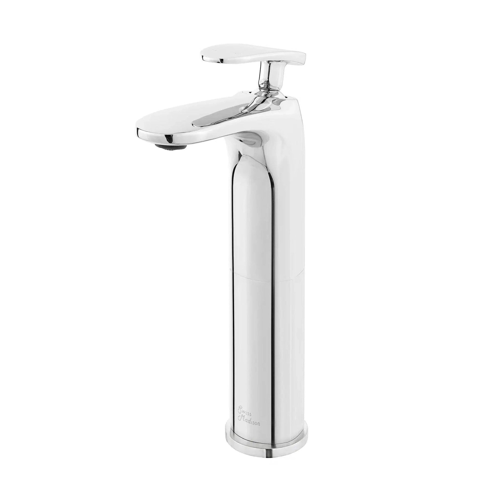 Swiss Madison Sublime 11" Chrome Single Hole Bathroom Faucet With Flow Rate of 1.2 GPM