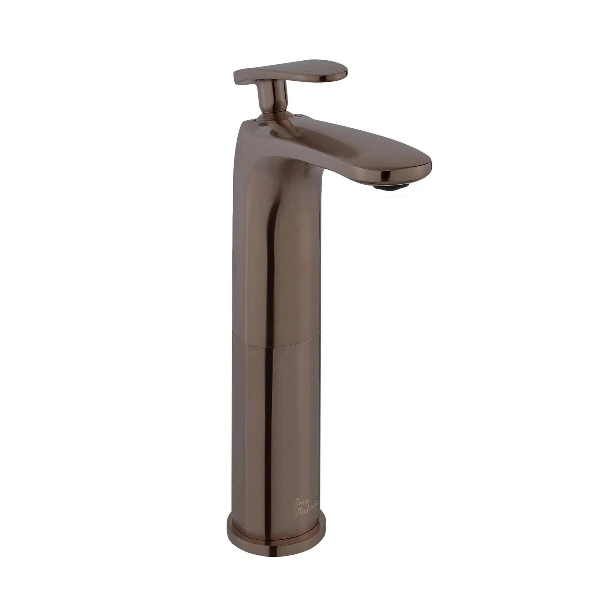 Swiss Madison Sublime 11" Oil Rubbed Bronze Single Hole Bathroom Faucet With Flow Rate of 1.2 GPM