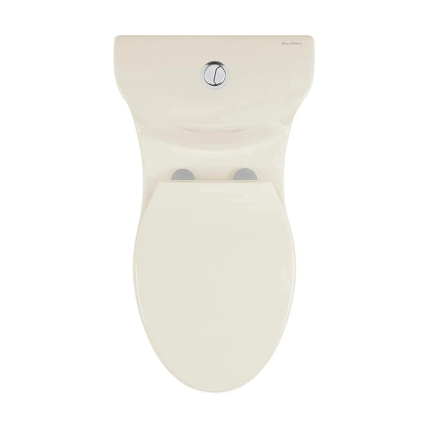 Swiss Madison Sublime 16" x 28" Bisque One-Piece Elongated Floor Mounted Toilet With 1.1/1.6 GPF Dual-Flush Function