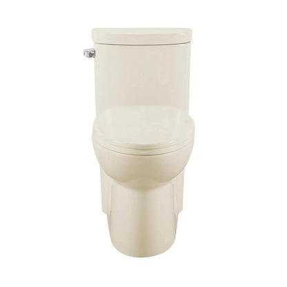 Swiss Madison Sublime 16" x 28" Bisque One-Piece Elongated Floor Mounted Toilet With 1.28 GPF Side Flush Function