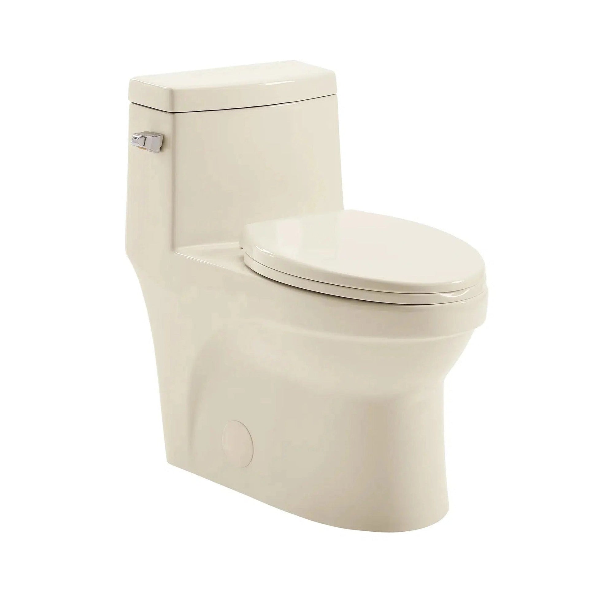 Swiss Madison Virage 14" x 28" Bisque One-Piece Elongated Floor Mounted Toilet With 1.28 GPF Vortex™ Side Flush Function