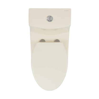 Swiss Madison Virage 15" x 28" Bisque One-Piece Elongated Floor Mounted Toilet With 1.1/1.6 GPF Vortex Dual-Flush Function