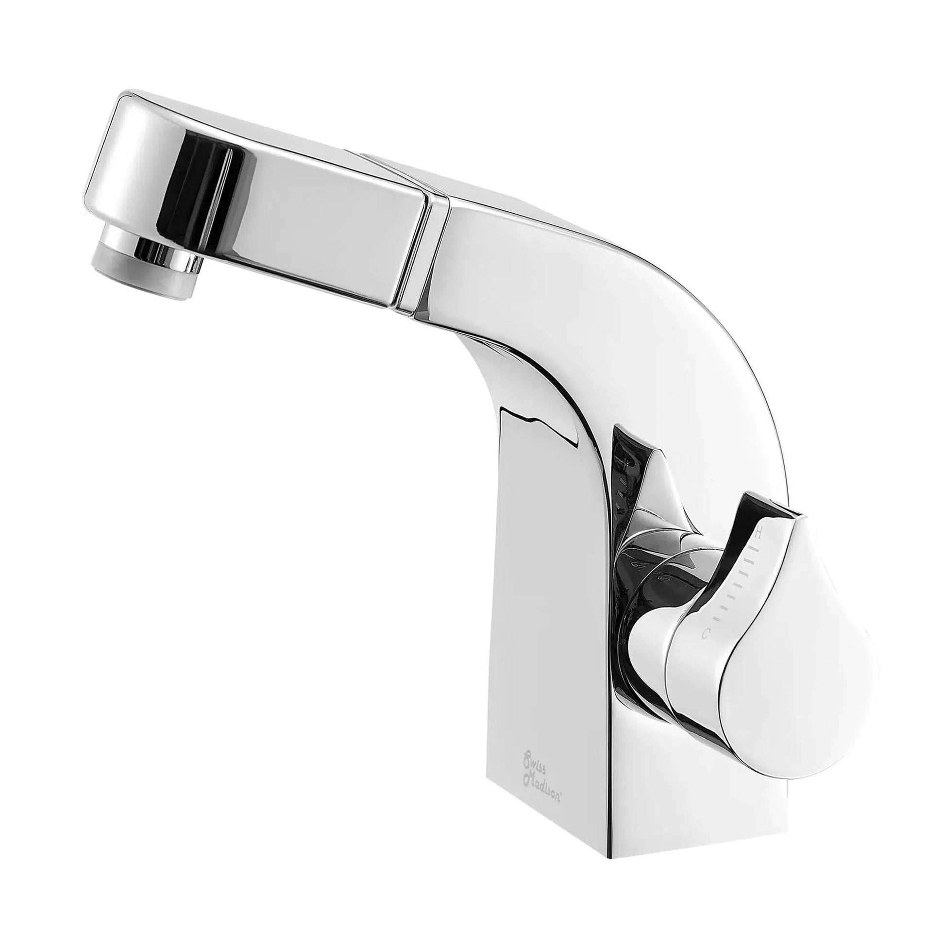 Swiss Madison Virage 7" Single-Handle Chrome Bathroom Faucet With 1.2 GPM Flow Rate