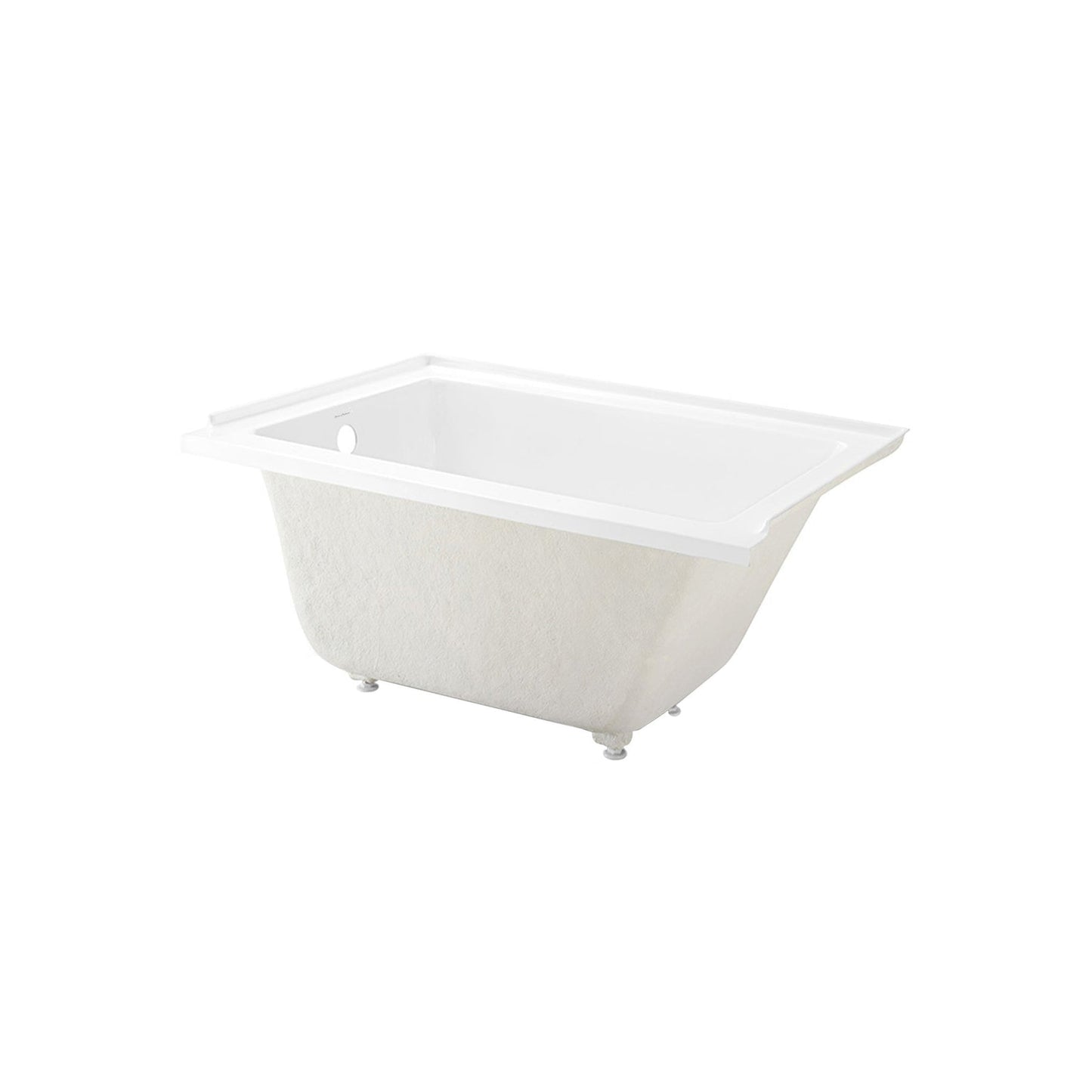 Swiss Madison Voltaire 48" x 32" Glossy White Left-Hand Drain Alcove Bathtub With Built-In Flange & Adjustable Feet