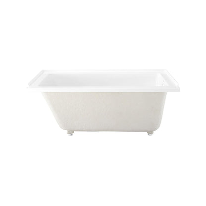 Swiss Madison Voltaire 60" x 30" Glossy White Right-Hand Drain Alcove Bathtub With Built-In Flange & Adjustable Feet