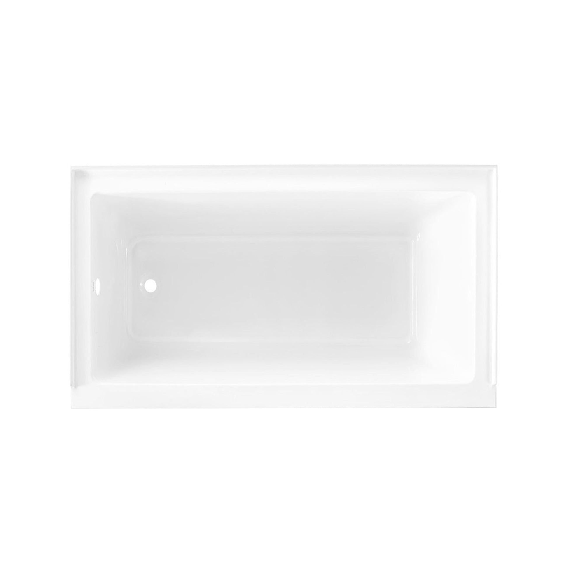 Swiss Madison Voltaire 60" x 32" White Left-Hand Drain Alcove Bathtub With Built-In Flange & Adjustable Feet
