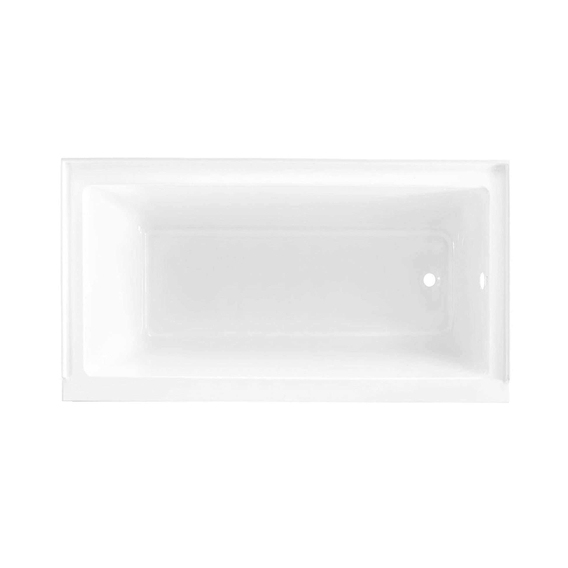 Swiss Madison Voltaire 66" x 32" White Right-Hand Drain Alcove Bathtub With Built-In Flange & Adjustable Feet