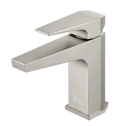 Swiss Madison Voltaire 7" Brushed Nickel Single Hole Bathroom Faucet With Flow Rate of 1.5 GPM