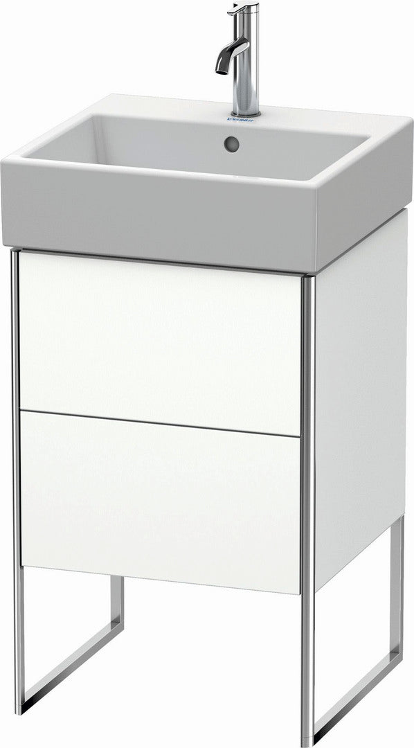 Duravit XSquare 19" White Matt Two Drawer Floorstanding Vanity Unit (XS447201818)