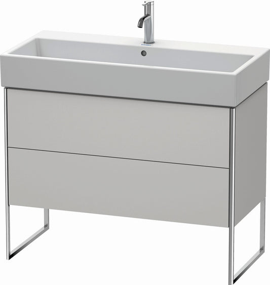 Duravit XSquare 39" Nordic White Two Drawer Floorstanding Vanity Unit (XS447603939)