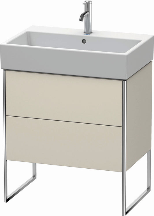 Duravit XSquare 27" Taupe Two Drawer Floorstanding Vanity Unit (XS447409191)