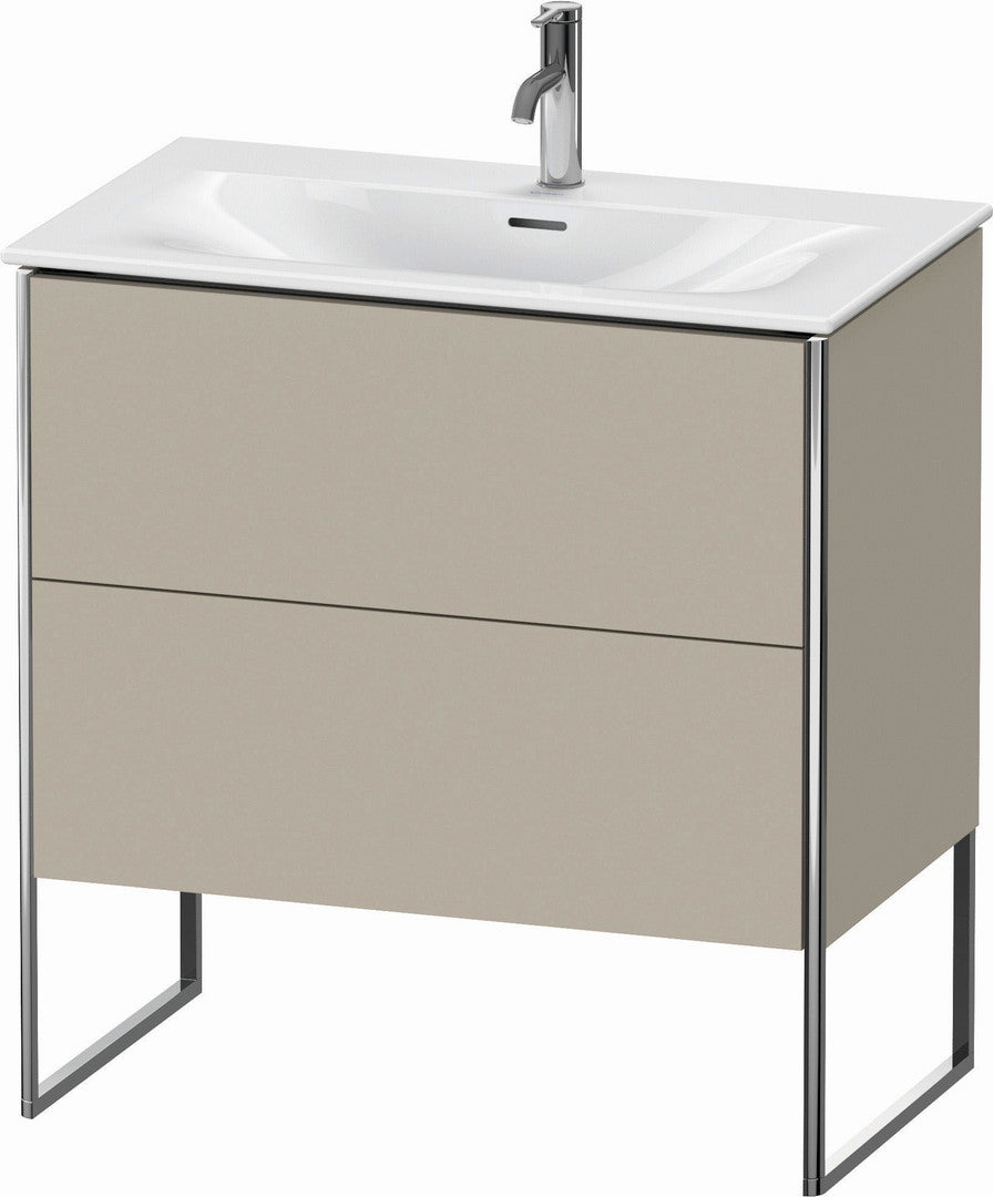 Duravit XSquare 32" Taupe Two Drawer Floorstanding Vanity Unit (XS452406060)