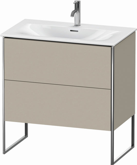 Duravit XSquare 32" Taupe Two Drawer Floorstanding Vanity Unit (XS452406060)