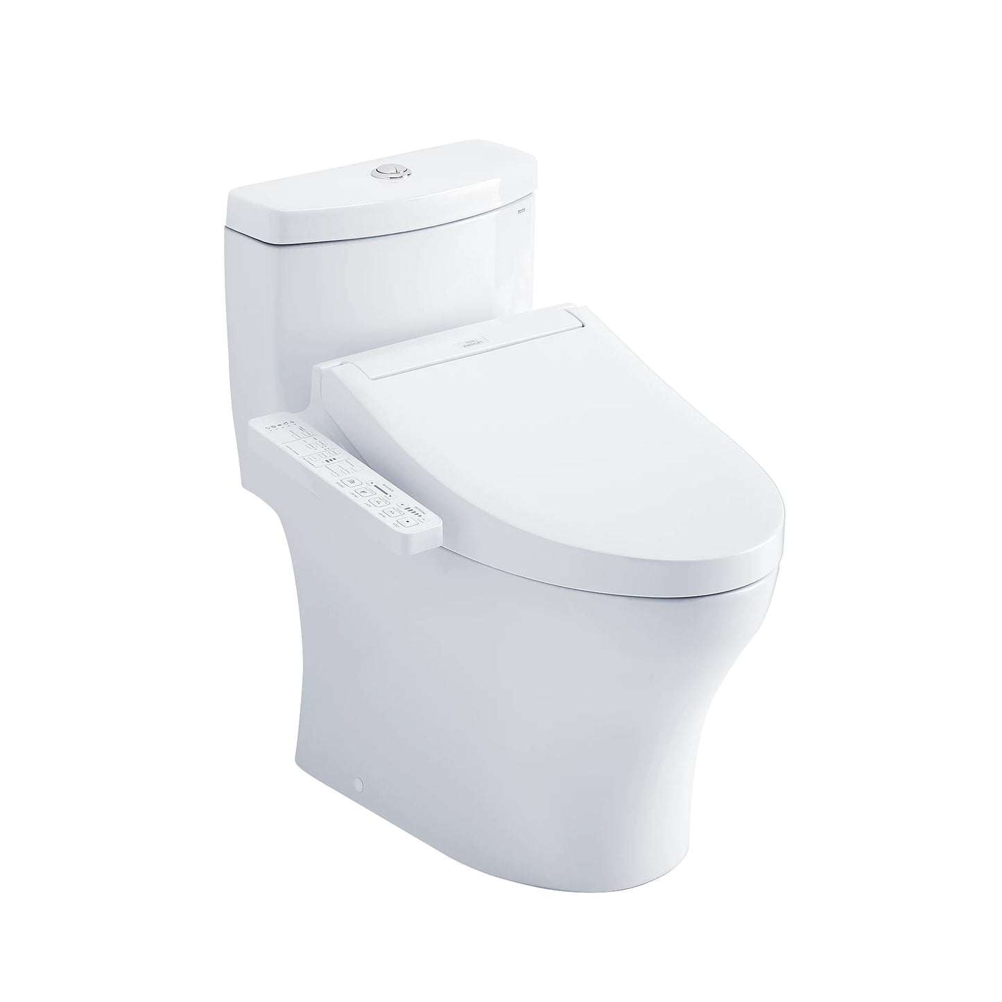 TOTO Aquia IV Cotton 1.28 / 0.9 GPF One-Piece Toilet With C2 Washlet +