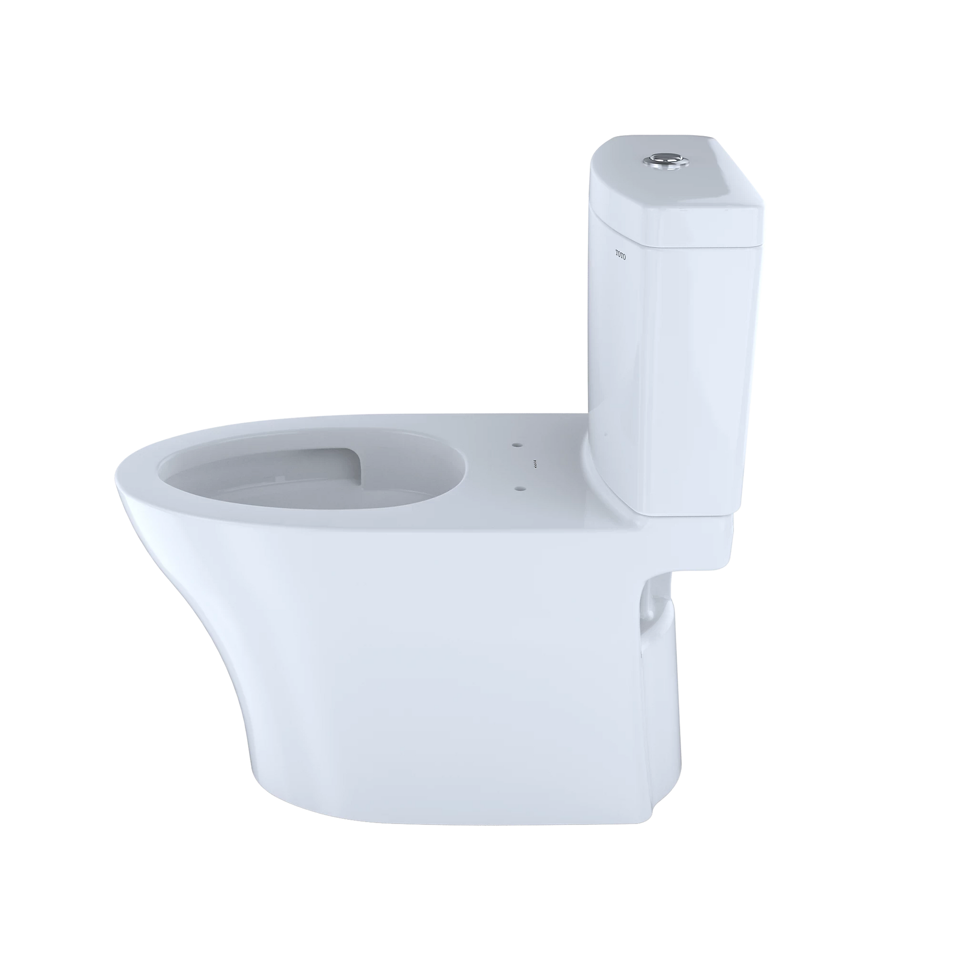 TOTO Aquia IV Cotton Elongated Bowl Regular Height Two-Piece Toilet
