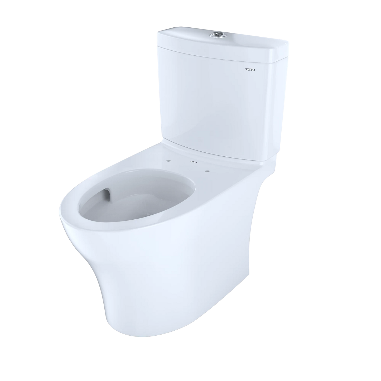 TOTO Aquia IV Cotton Elongated Bowl Universal Height Two-Piece Toilet