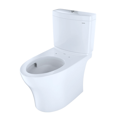 TOTO Aquia IV Cotton Elongated Bowl Universal Height Two-Piece Toilet