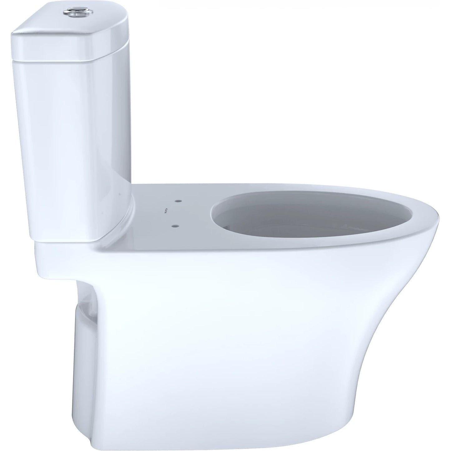 TOTO Aquia IV Cotton Elongated Bowl Universal Height Two-Piece Toilet