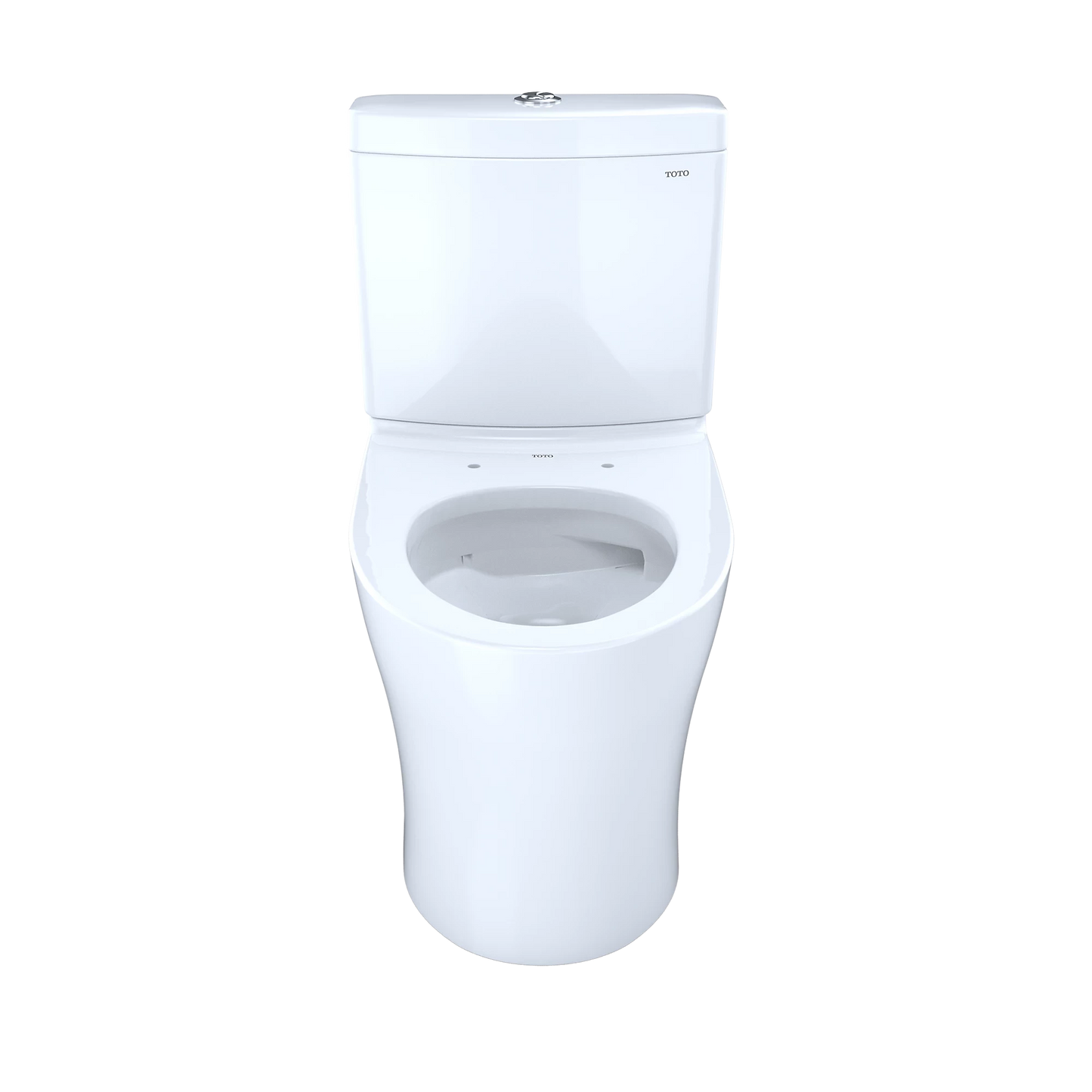 TOTO Aquia IV Cotton Elongated Bowl Universal Height Two-Piece Toilet