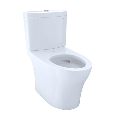 TOTO Aquia IV Cotton Elongated Bowl Universal Height Two-Piece Toilet