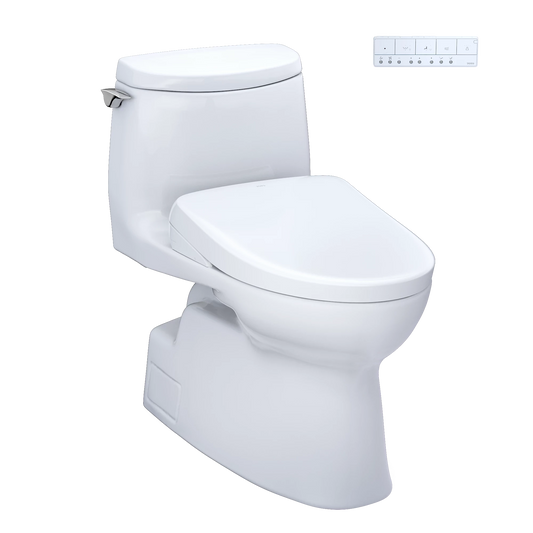TOTO Carlyle II Cotton 1G Auto Flush One-Piece Toilet With S7 Washlet +