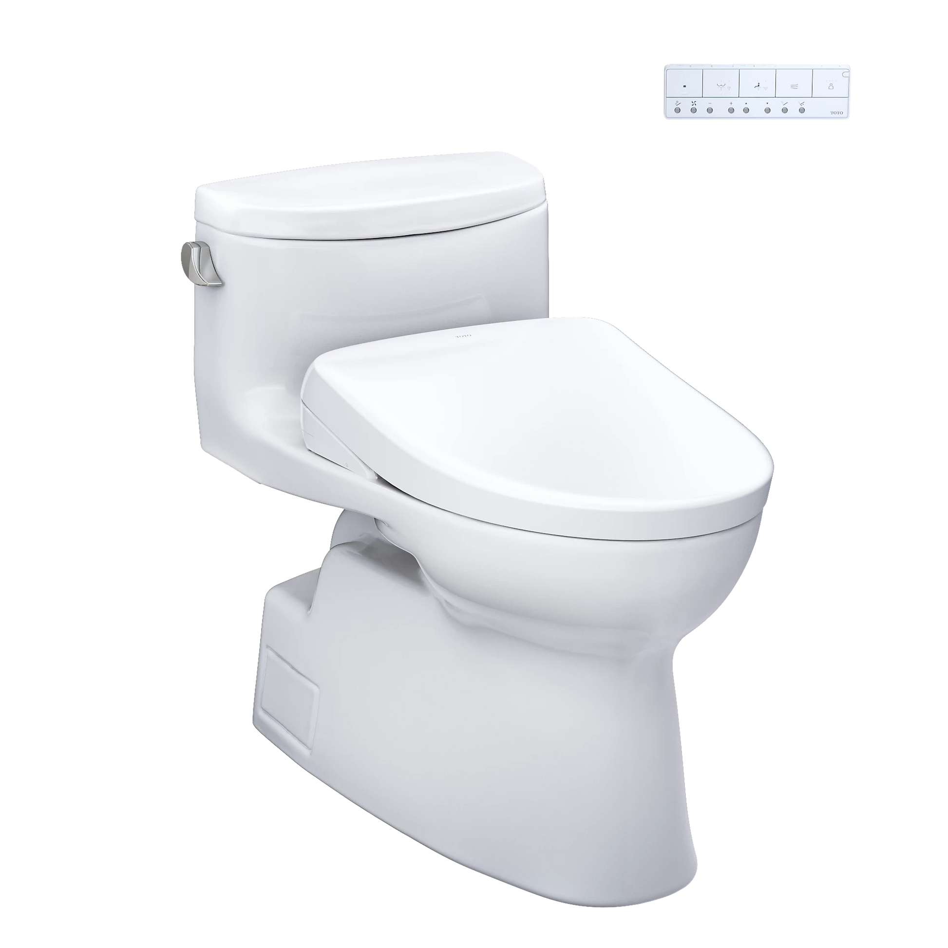 TOTO Carolina II Cotton 1.28 GPF One-Piece Toilet With S7A Washlet +