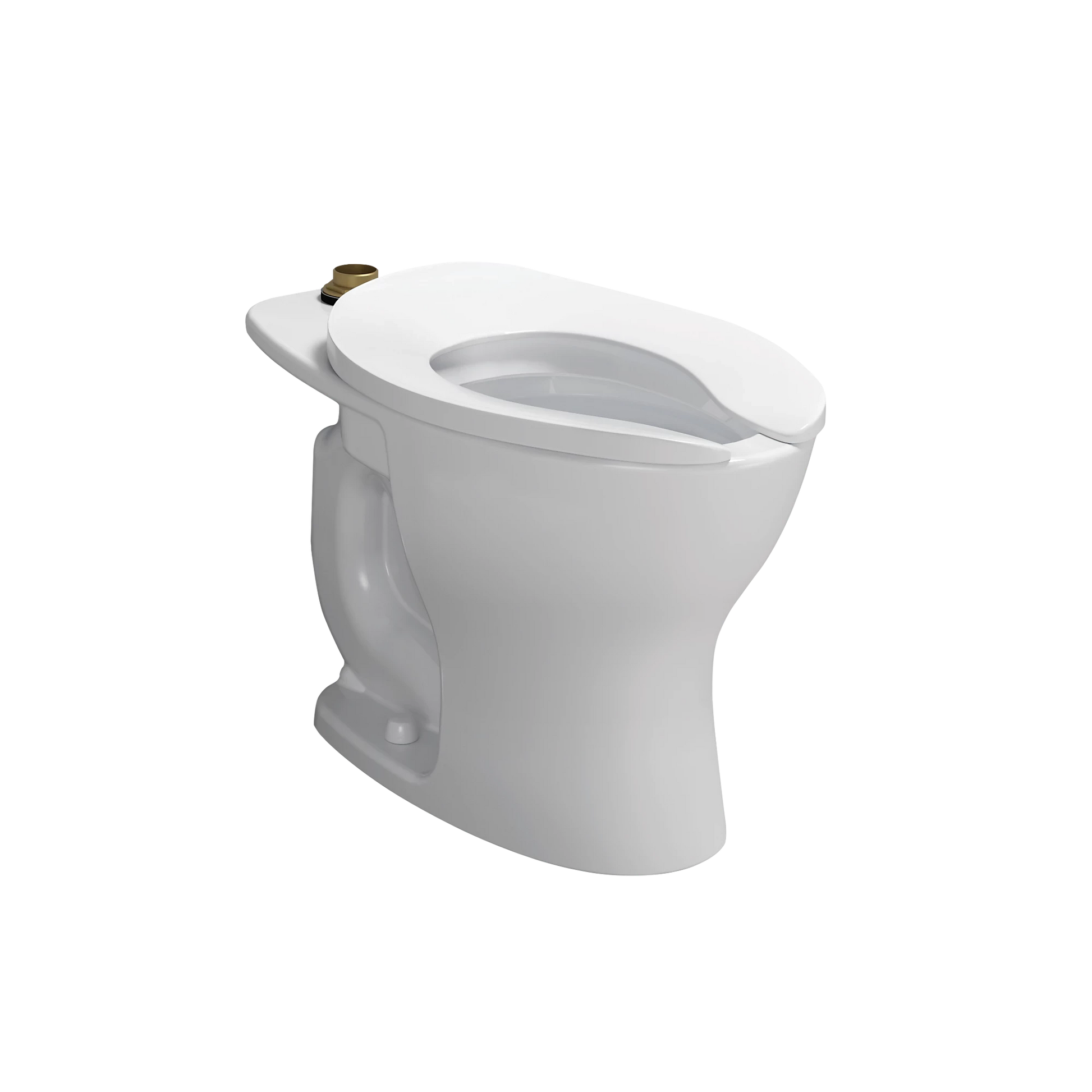 TOTO Commercial Municipal Tap Water ADA Tornado Flush Floor-Mount Toilet With CeFiONtect Ceramic Glaze