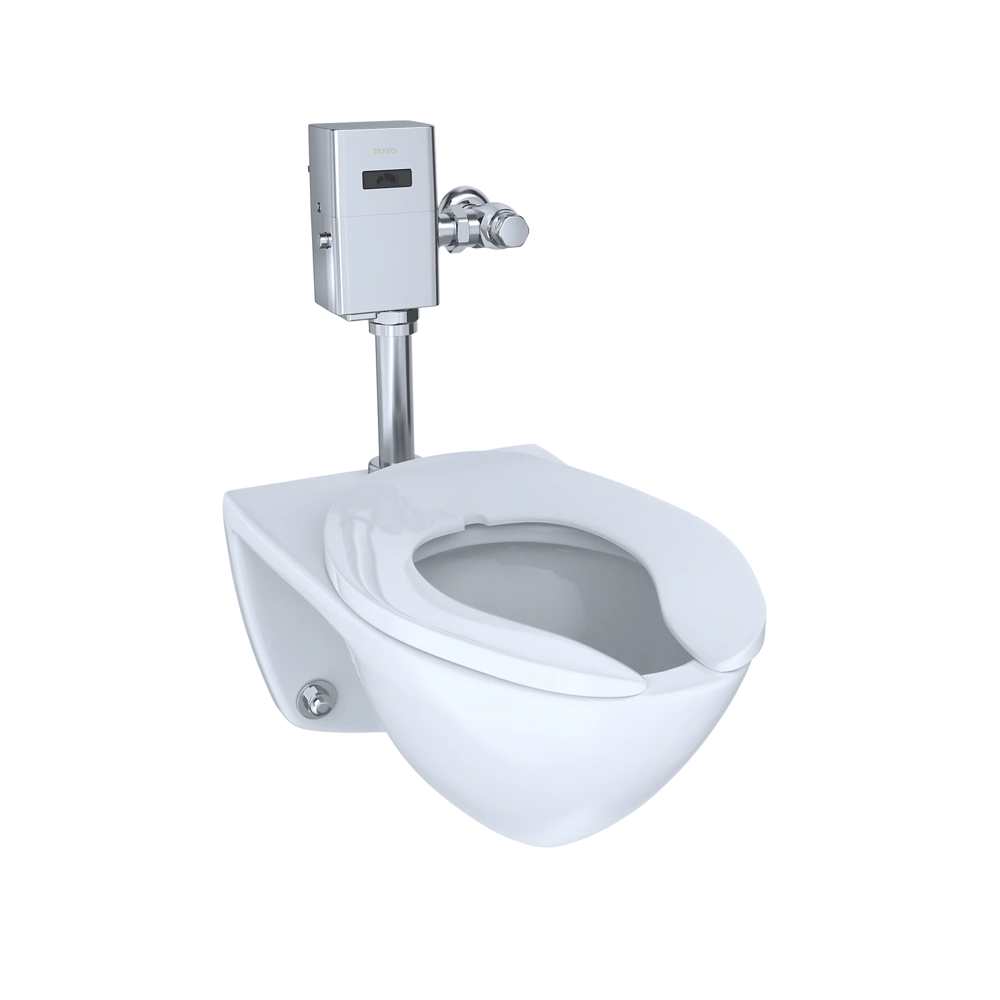 TOTO Commercial Municipal Tap Water ADA Wall-Hung Toilet With CeFiONtect Ceramic Glaze