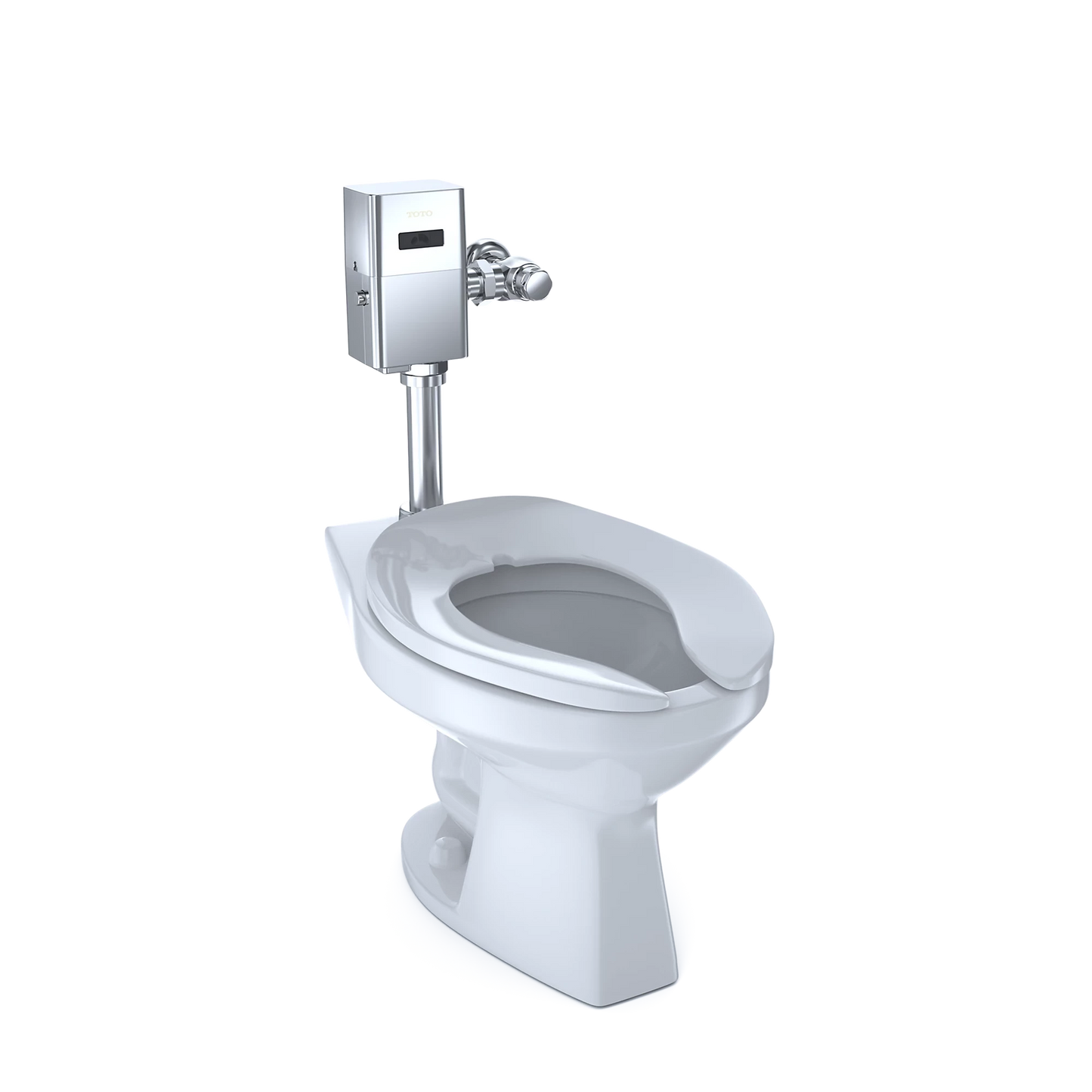TOTO Commercial Reclaimed Water Floor-Mounted Toilet With CeFiONtect Ceramic Glaze