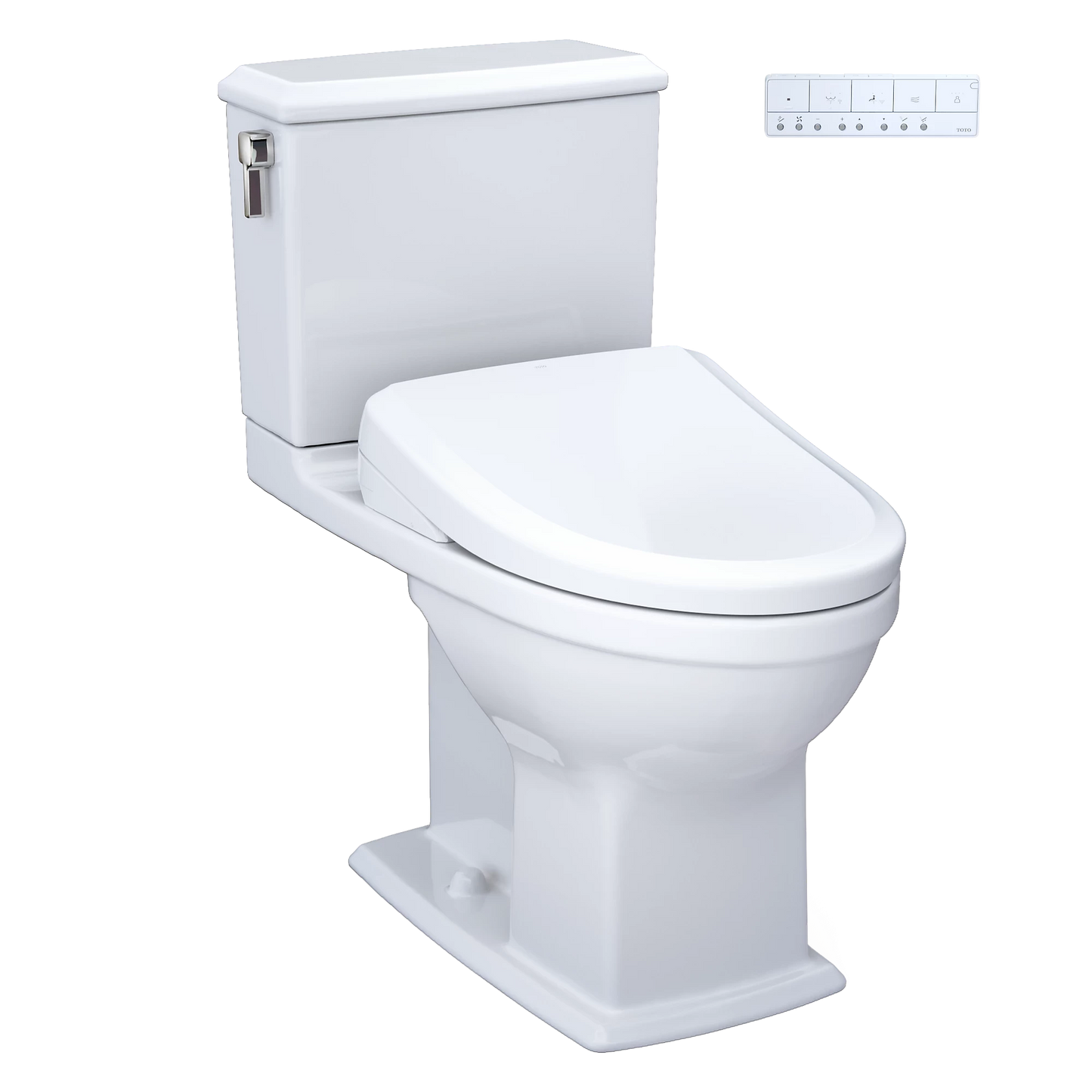 TOTO Connelly Cotton 1.28 / 0.9 GPF Auto Flush Two-Piece Toilet With S7 Washlet +