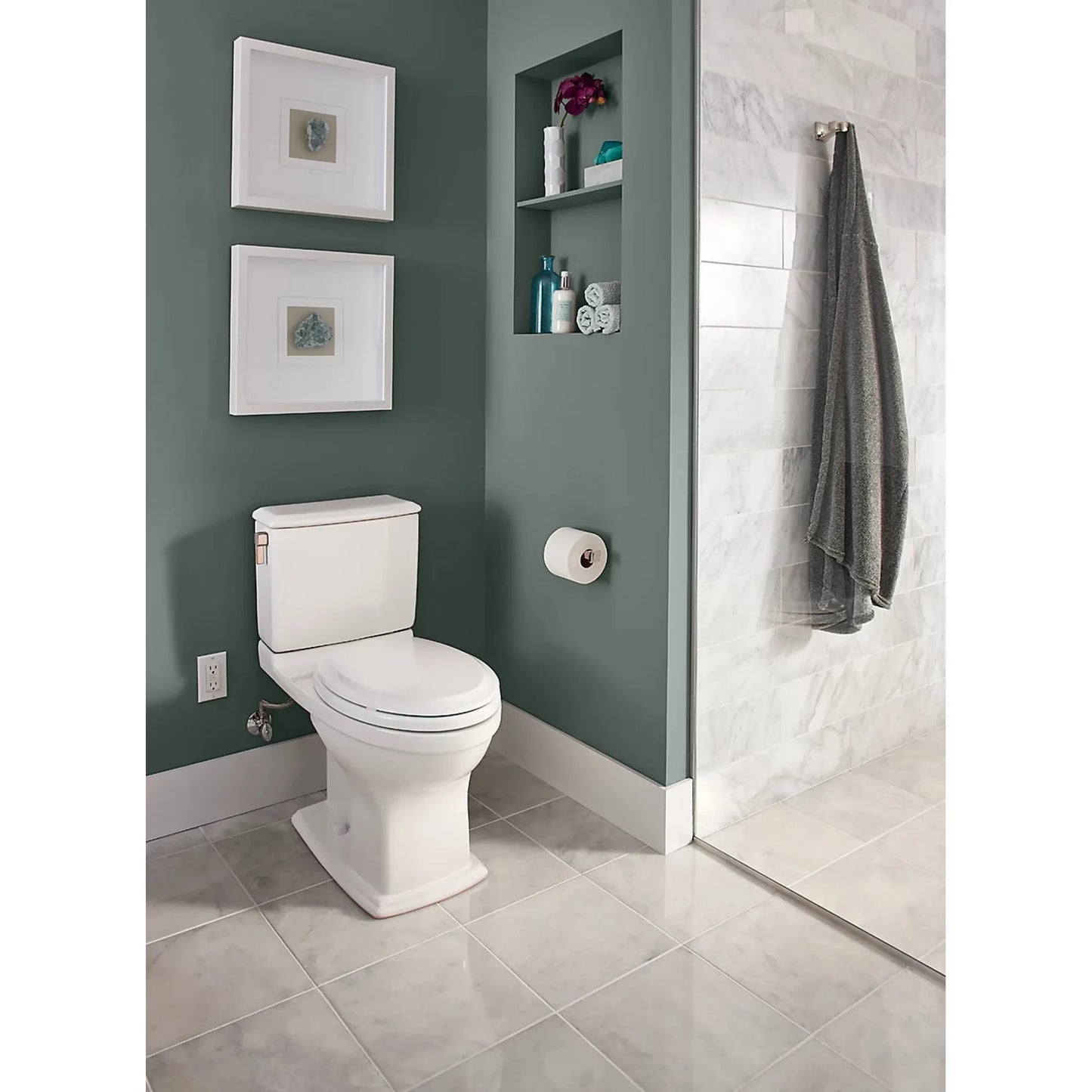 TOTO Connelly Cotton Right Lever Close Coupled Toilet
