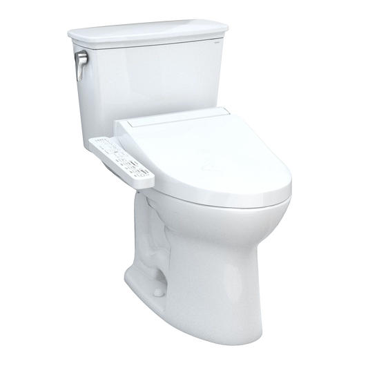 TOTO Drake Cotton 1.28 GPF Transitional Two-Piece Toilet With C2 Washlet +