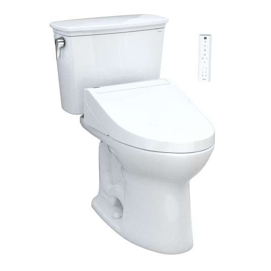 TOTO Drake Cotton 1.28 GPF Transitional Two-Piece Toilet With C5 Washlet +
