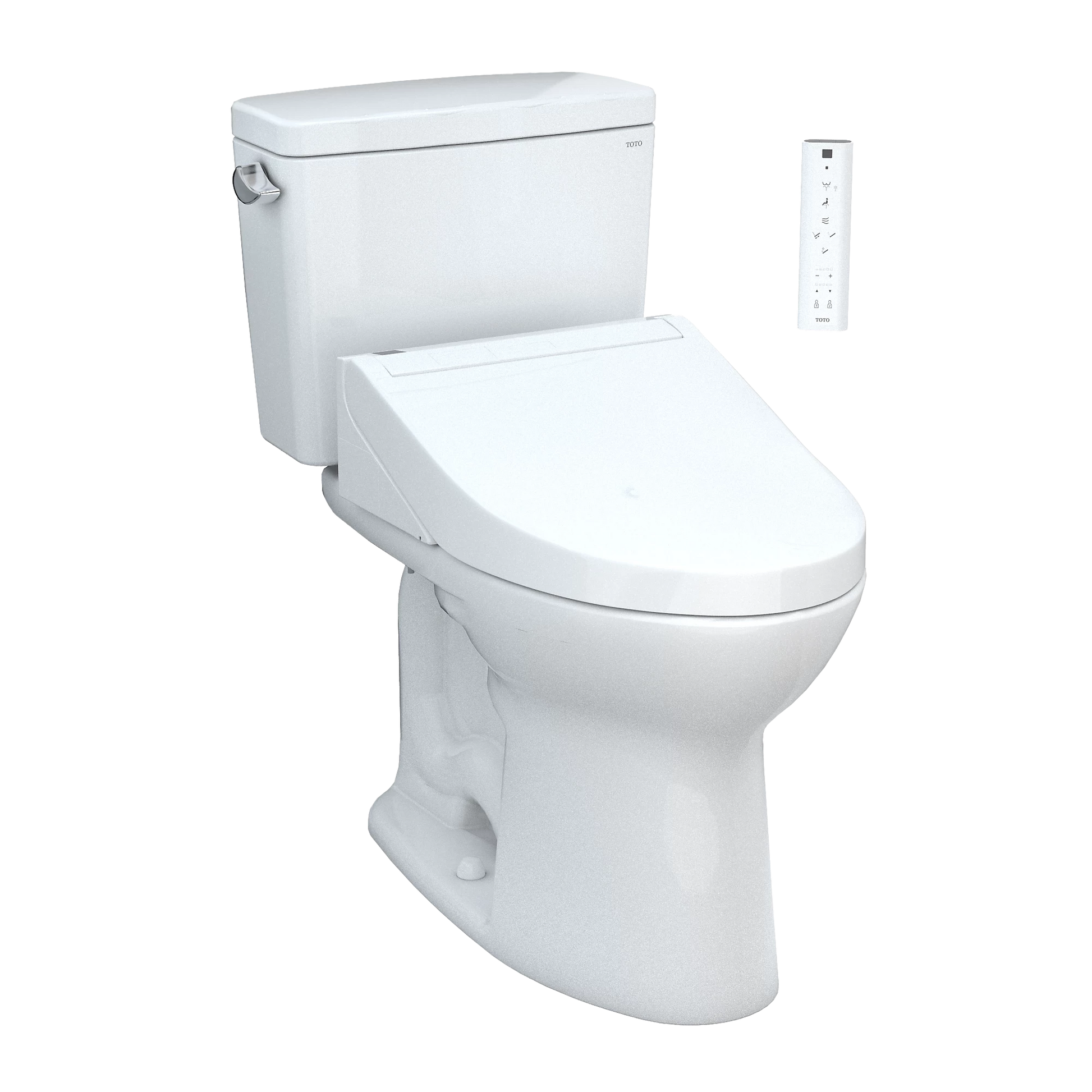 TOTO Drake Cotton 1.28 GPF Universal Height Two-Piece Toilet With C5 Washlet +