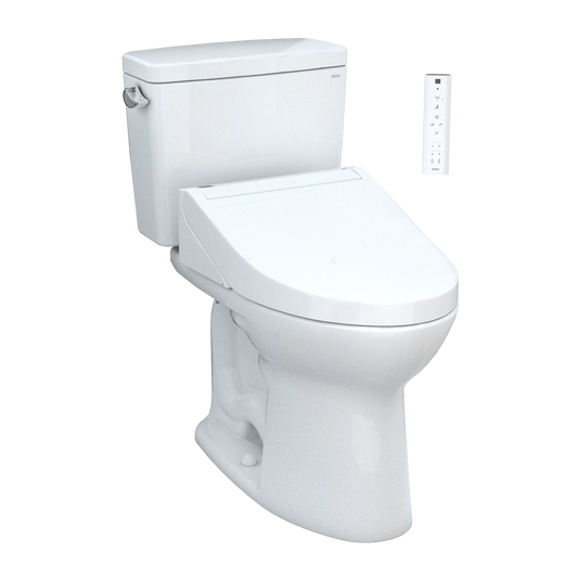TOTO Drake Cotton 1.6 GPF 10" Rough-In Two-Piece Toilet With C5 Washlet +