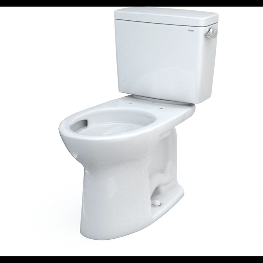 TOTO Drake Cotton Right Lever 1.28 GPF Universal Height Elongated Bowl Two Piece Toilet