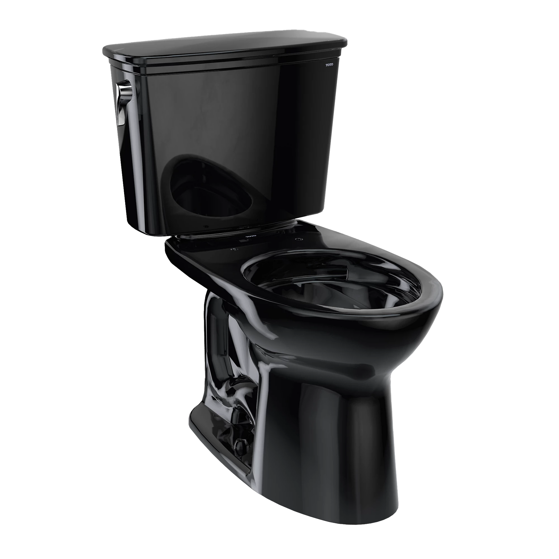 TOTO Drake Ebony 1.28 GPF Universal Height Transitional Two-Piece Toilet
