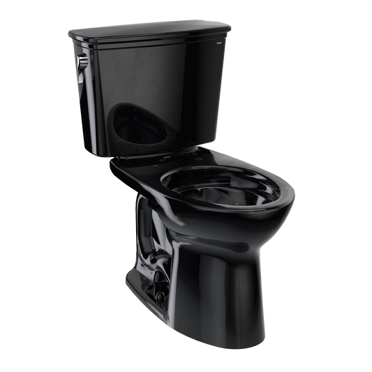 TOTO Drake Ebony 1.28 GPF Universal Height Transitional Two-Piece Toilet