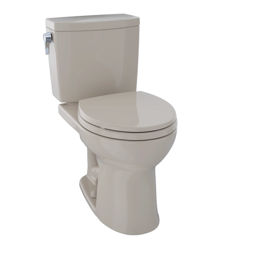 TOTO Drake II Bone Left Lever 1G Round Front Two-Piece Toilet