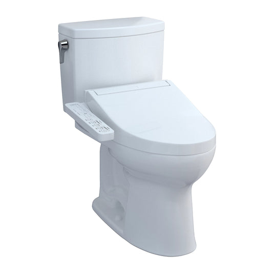 TOTO Drake II Cotton 1G Two-Piece Toilet With C2 Washlet +