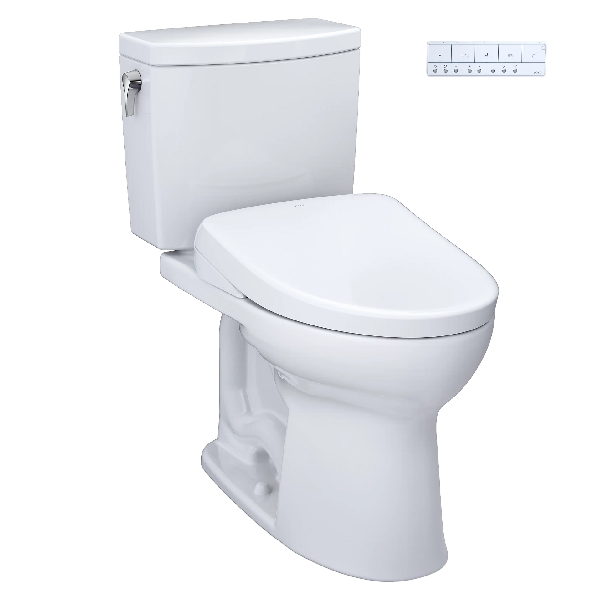TOTO Drake II Cotton 1G Two-Piece Toilet With S7 Washlet +