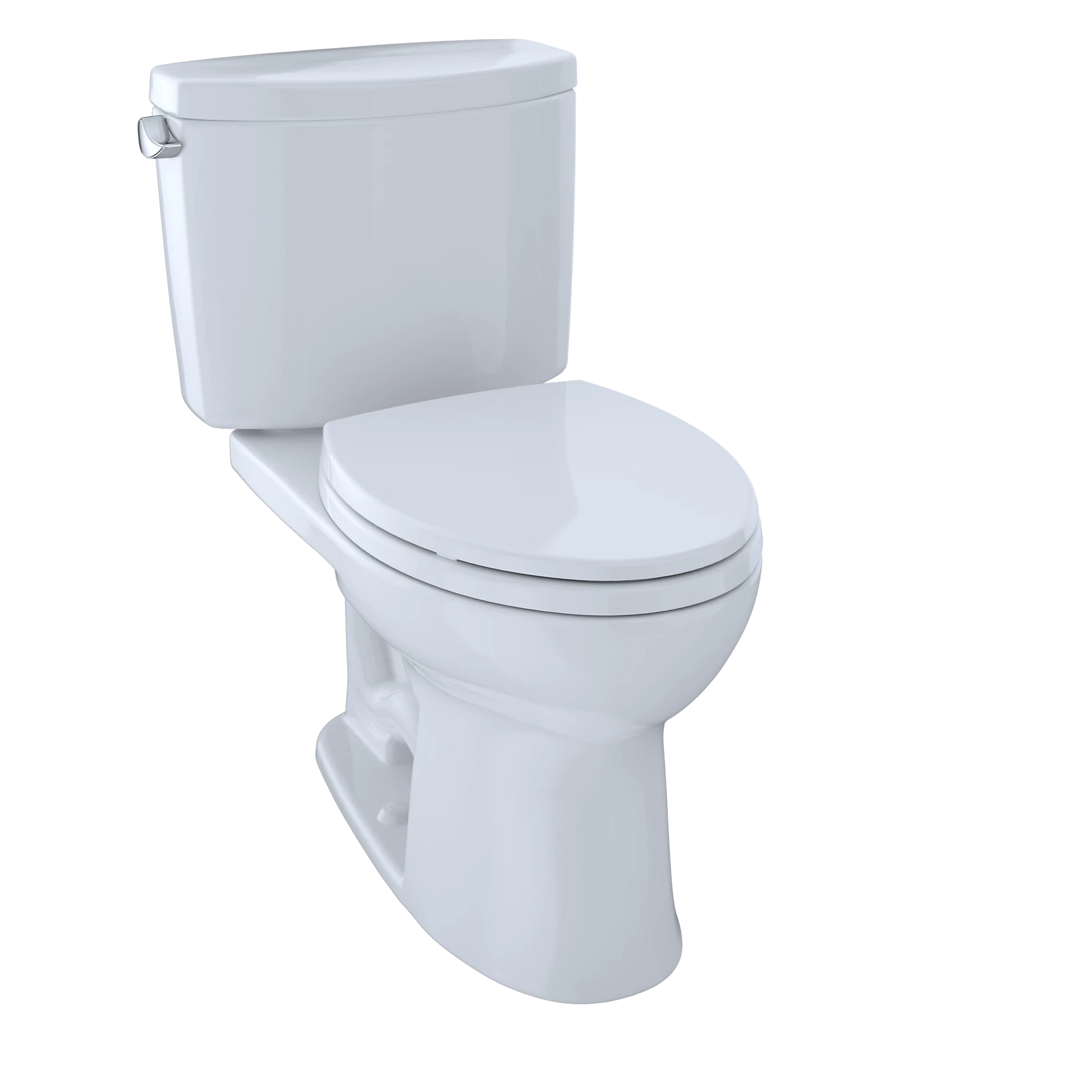 TOTO Drake II Cotton Left Lever Elongated Bowl Two Piece Toilet and Tank