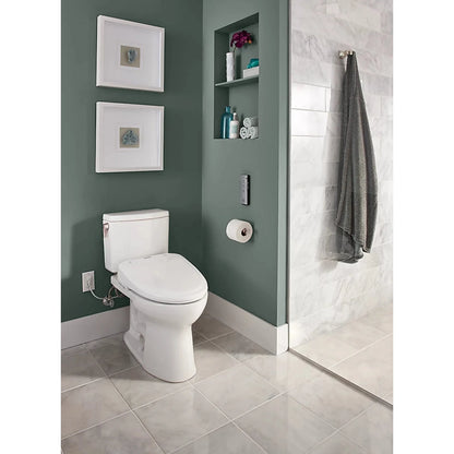 TOTO Drake II Cotton Right Lever 1G Elongated Bowl Two Piece Toilet