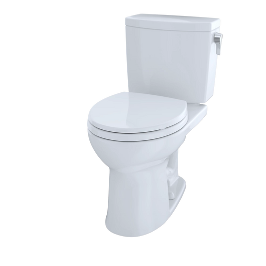 TOTO Drake II Cotton Right Lever 1G Round Front Two-Piece Toilet
