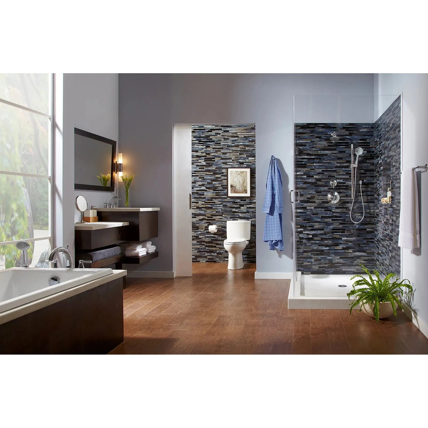 TOTO Drake II Cotton Right Lever Elongated Bowl Two Piece Toilet and Tank