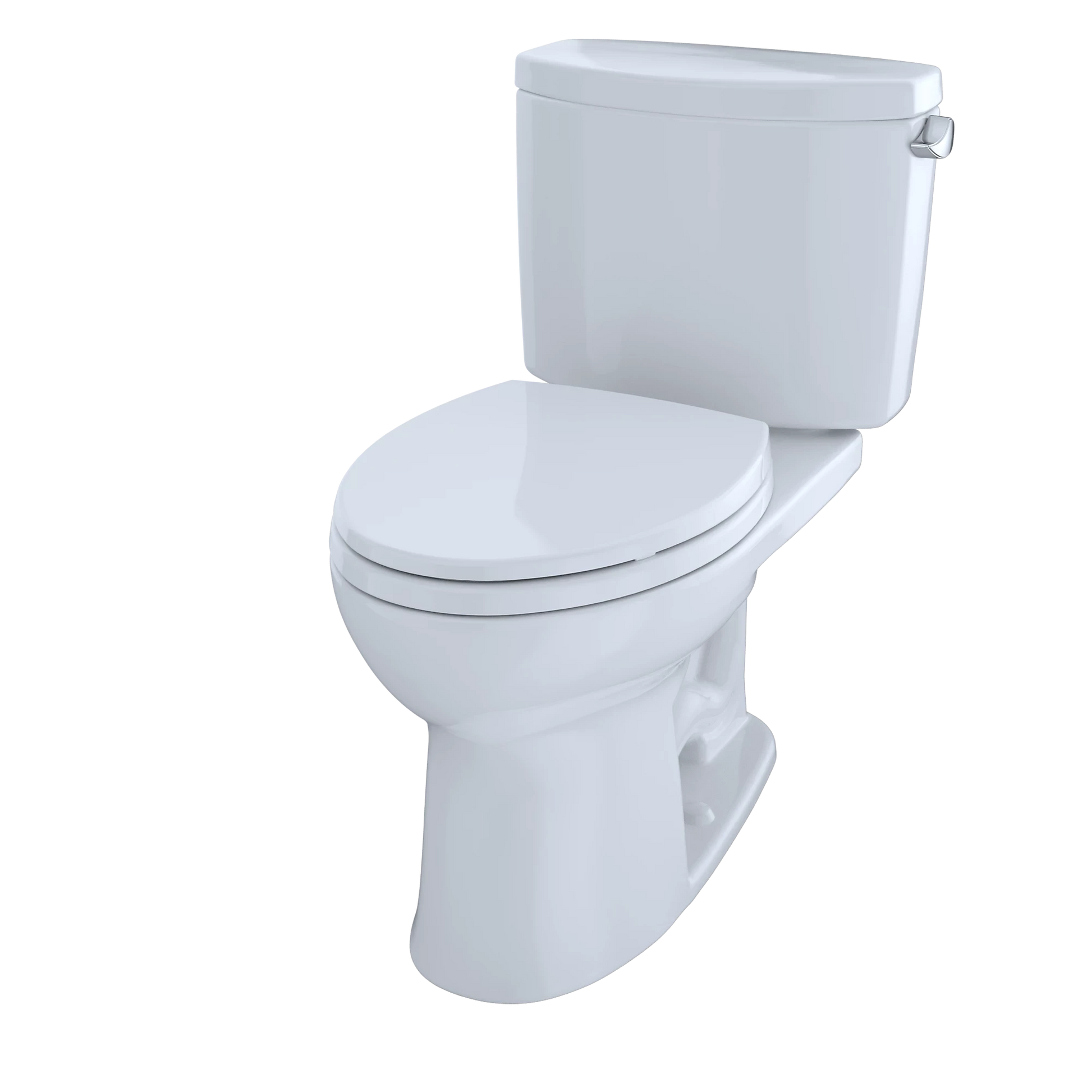 TOTO Drake II Cotton Right Lever Elongated Bowl Two Piece Toilet and Tank