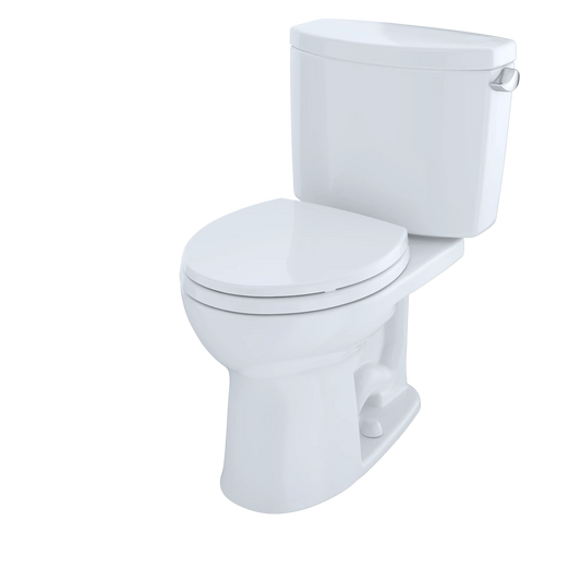 TOTO Drake II Cotton Right Lever Round Front Two Piece Toilet