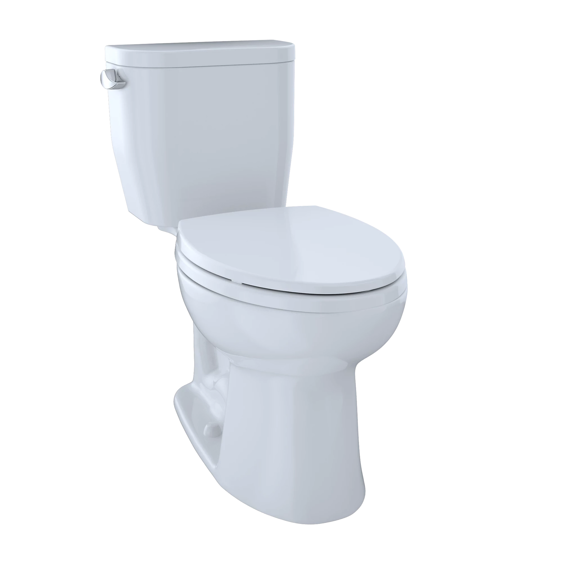 TOTO Entrada Cotton Left Lever Elongated Front Close Coupled Toilet